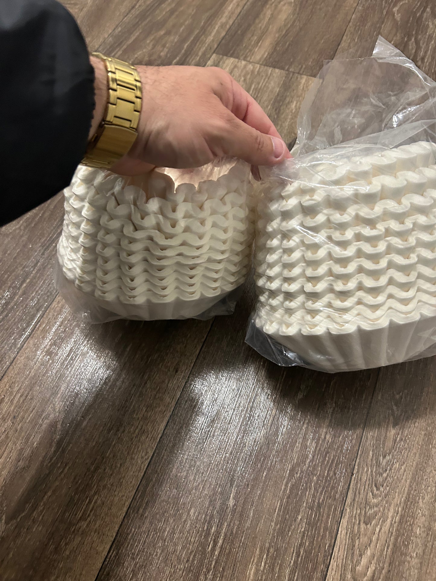 Decanter Style Coffee Filters - 1000 Count (size per filter 8 1/2” x 3” )