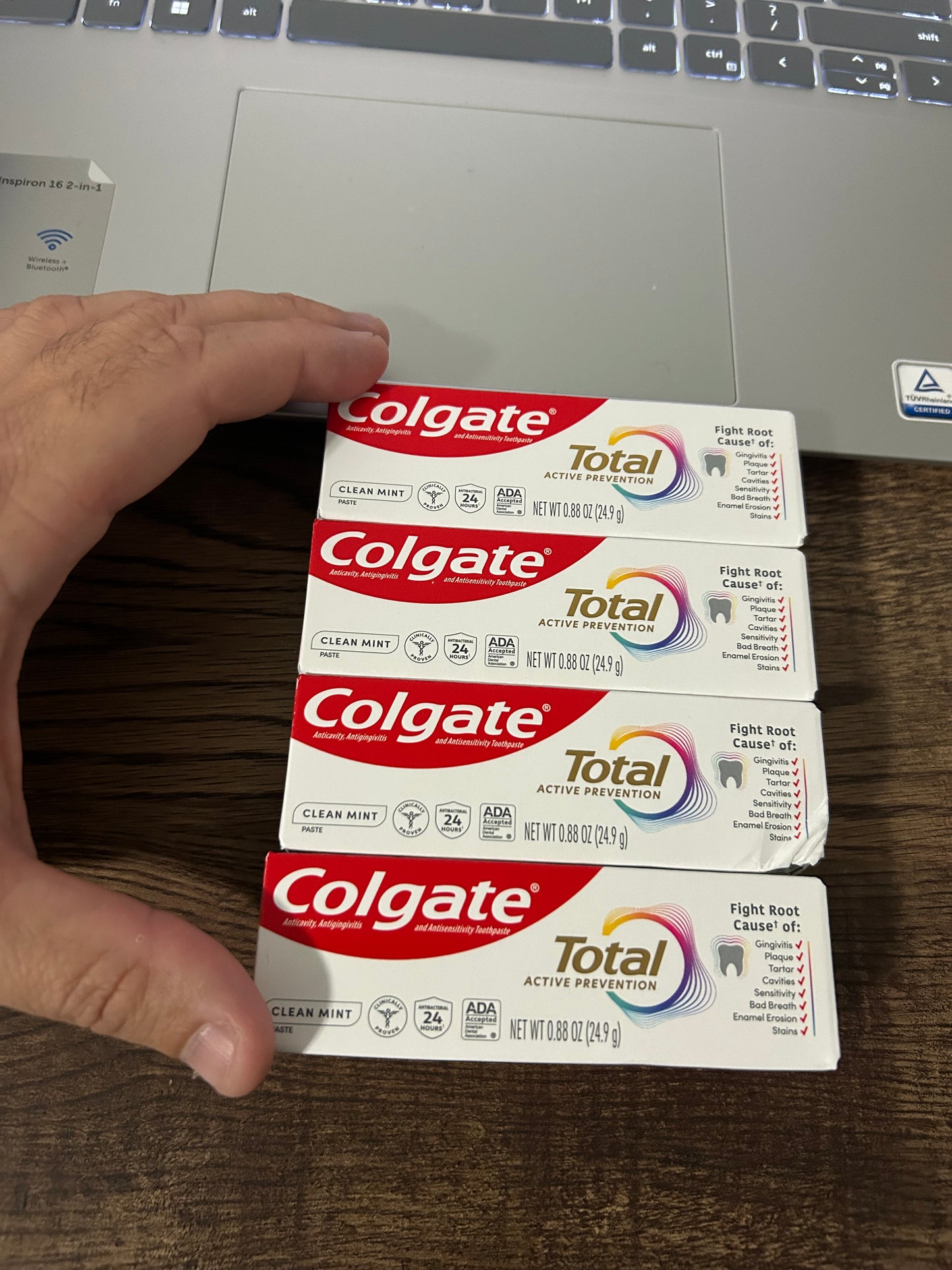 Colgate Total 0.88 oz. Deep Clean Toothpaste - 4 Count
