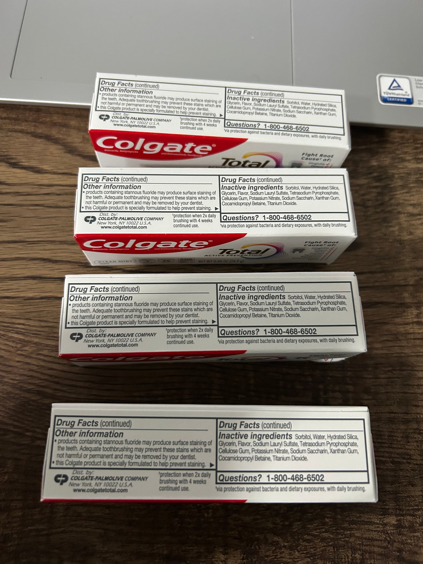 Colgate Total 0.88 oz. Deep Clean Toothpaste - 4 Count