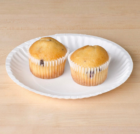 Choice 6” White Uncoated Paper Plates – 1,000/Case