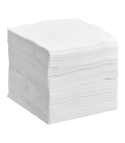 500 Count White Paper Cocktails Napkins - 1-Ply