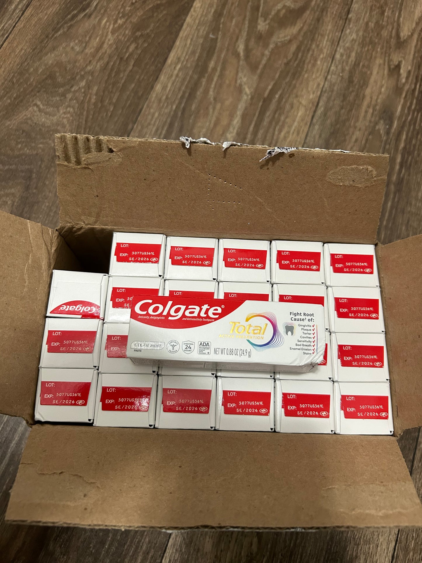 Colgate Total 0.88 oz. Deep Clean Toothpaste - 24 Count