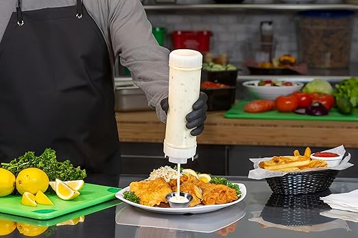 FIFO Squeeze bottle 20 oz. Sauce Bottle with Large Valve- 1 bottle