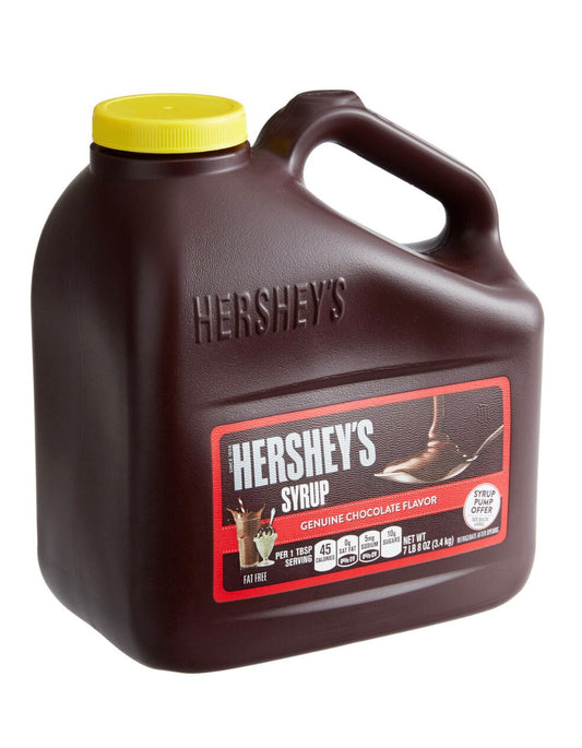 Bundle Of 3  HERSHEY'S  Chocolate Syrup  Jug 7.5 Lb(total 22.5 Lb)Bulk Wholesale