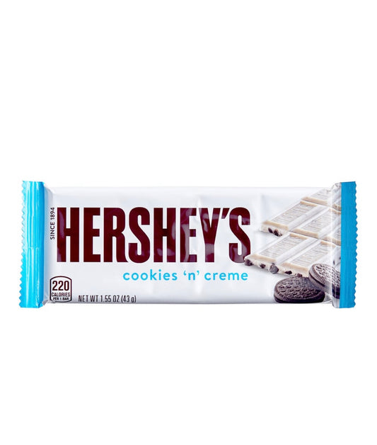 HERSHEY’S Cookies ‘n’ Creme Chocolate Bar 1.55 oz. - 36/Box