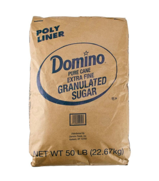 Domino Pure Cane Granulated Sugar – 50 lb Bulk Bag