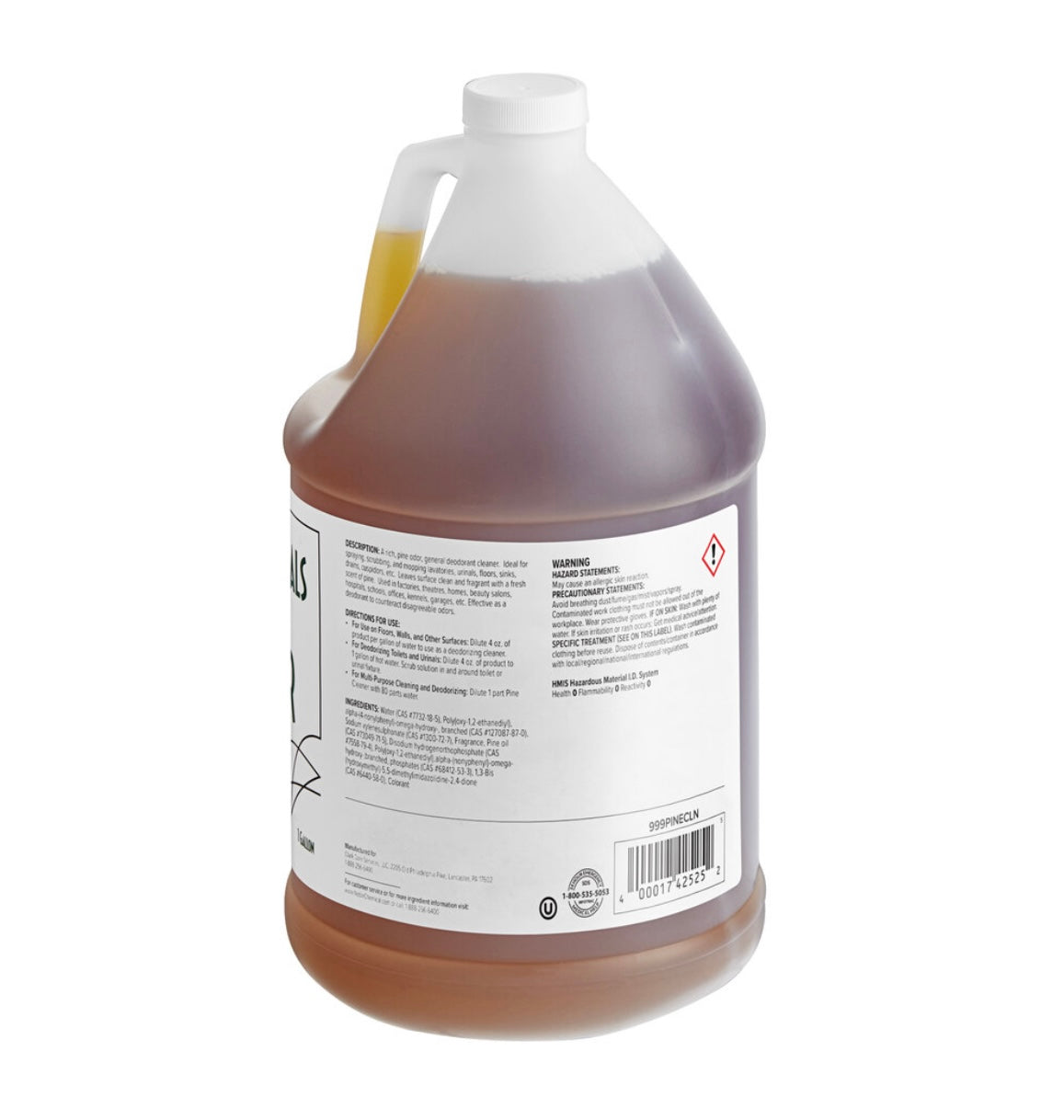 4 Gallons Advantage Chemicals Concentrated Pine Cleaner – 4/Case of 1 gallon