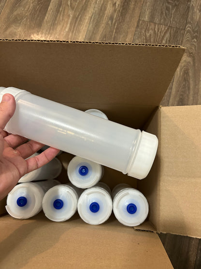 6-Count , FIFO Squeeze bottle 20 oz. Sauce Bottle with Large Valve- 6 bottle