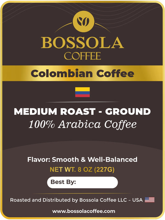 Buy 4, Get 1 Free / Fresh-Ground Colombian Coffee – 100% Arabica, Medium Roast (40oz / 1,134g) Free-Shipping