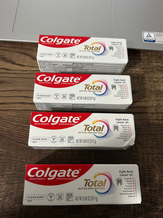 Colgate Total 0.88 oz. Deep Clean Toothpaste - 4 Count