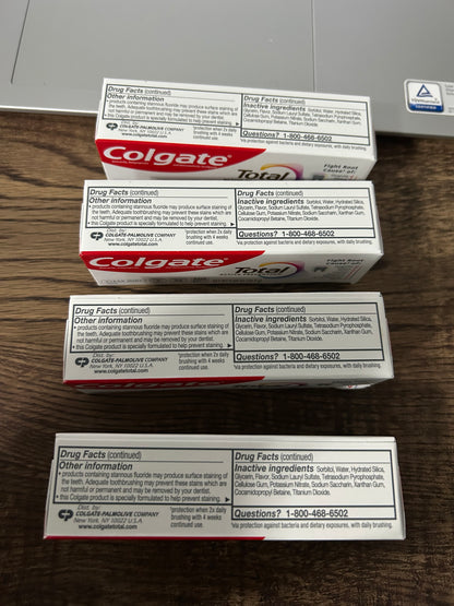 Colgate Total 0.88 oz. Deep Clean Toothpaste - 4 Count
