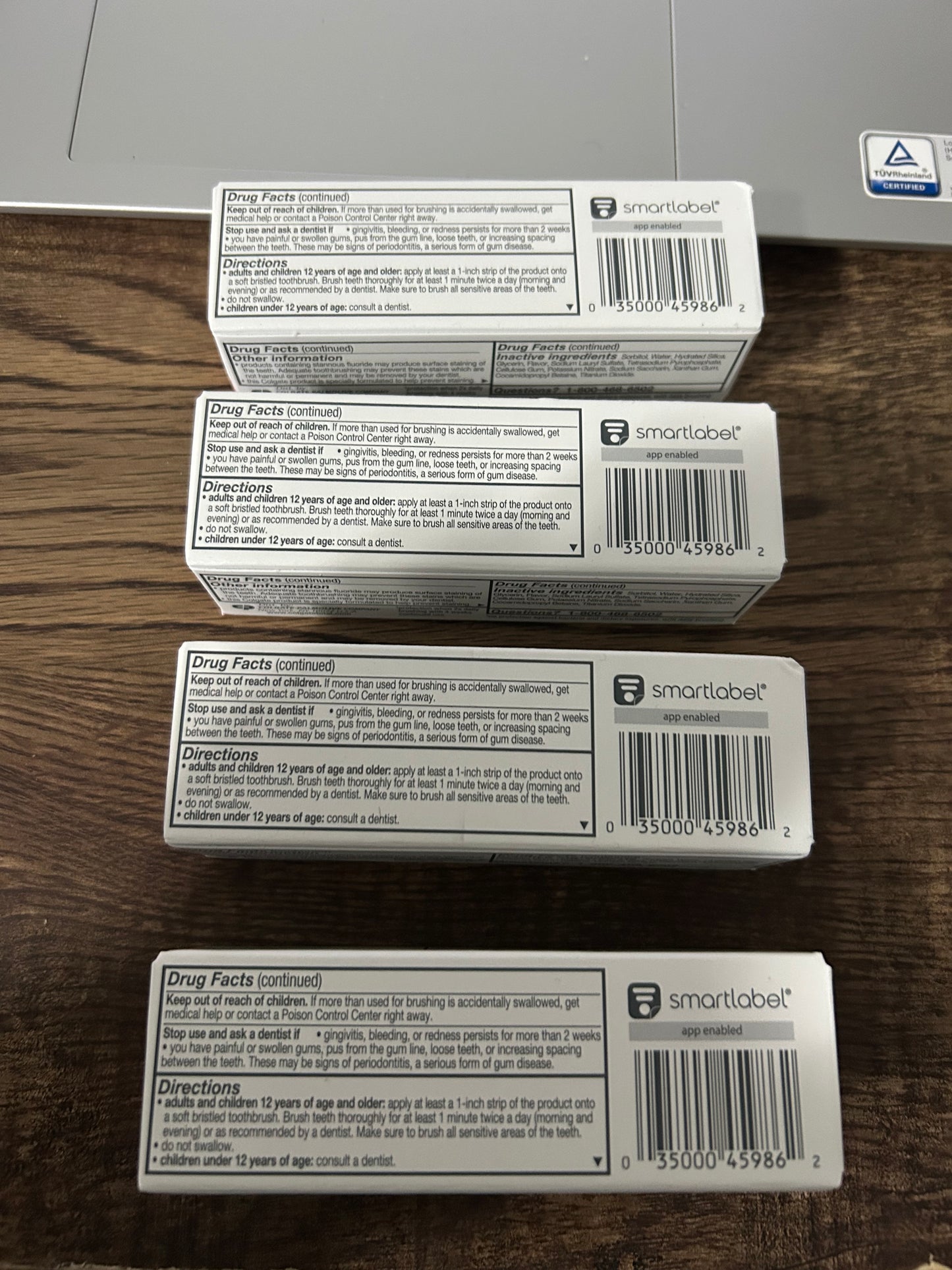 Colgate Total 0.88 oz. Deep Clean Toothpaste - 4 Count
